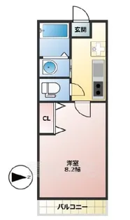 アンシエント1001【3階】の間取り