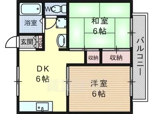 セジュールヴィヴァン【2階】の間取り