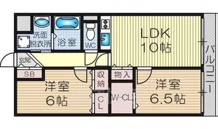サニーコート御幣島【6階】の間取り