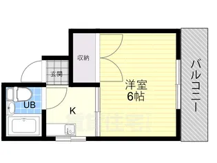 クロワートハイツ【106号室】の間取り