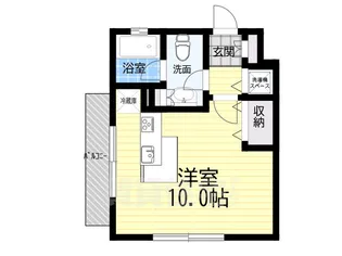 ブリストル【1階】の間取り