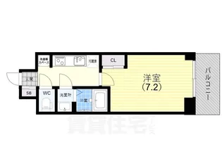 GENOVIA神戸湊川公園【7階】の間取り