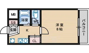 JJ21マンション【1階】の間取り