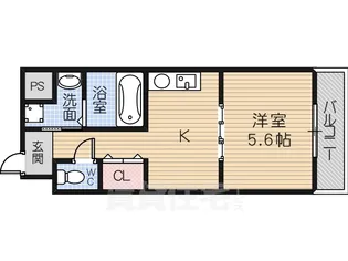 アベニュー岡【3階】の間取り