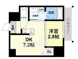 エヌエムキャトフヴァンユイット【7階】の間取り