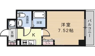 エス・キュート尼崎2【6階】の間取り