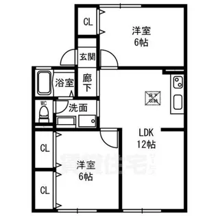 ソルフェージュCITY1【2階】の間取り