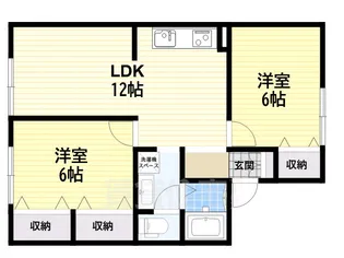 ソルフェージュCITY1【2階】の間取り