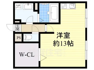 マレット・フィールドB棟【1階】の間取り