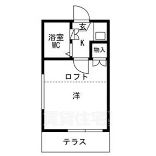 レオパレス芝町【1階】の間取り