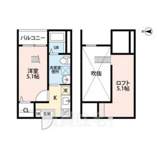 カミノサントゥアリオ【2階】の間取り