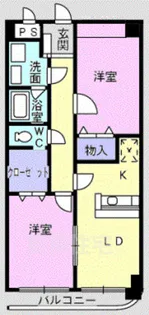 メイプルハイツ【3階】の間取り