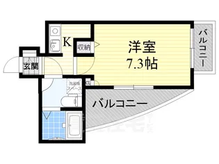 セレニテ高槻【3階】の間取り