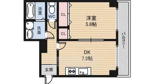 バスキア【2階】の間取り