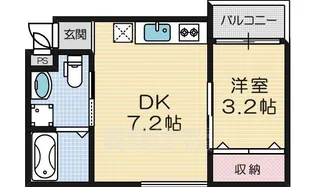 WEST9五条烏丸【2階】の間取り