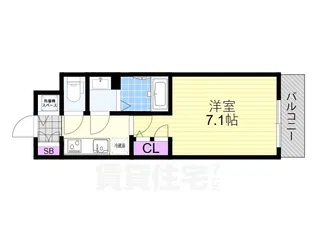 S-RESIDENCE大和田aline【10階】の間取り