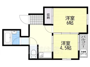 メゾン新高【3階】の間取り