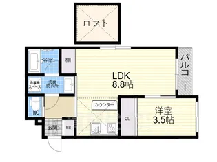 GRAN KOBELIA【1階】の間取り