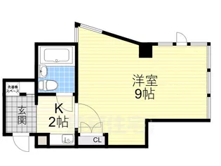 グランソシエ東三国【6階】の間取り