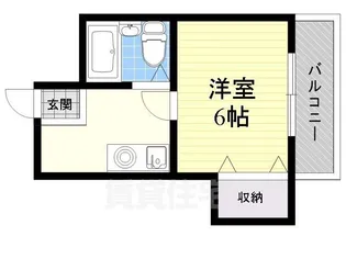 ホープパレス新塚本【2階】の間取り