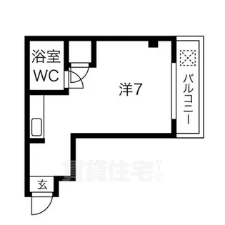 ハイツリヴィエール【5階】の間取り