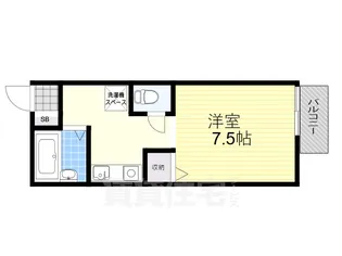 ユーハイツ千【2階】の間取り