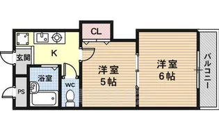 プリマベーラ西京極【5階】の間取り