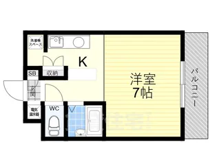ペアコート仁川【3階】の間取り