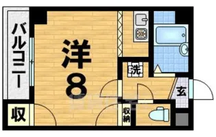 ふるーる北山【4階】の間取り