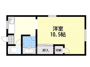 香ヶ丘マンション【3階】の間取り