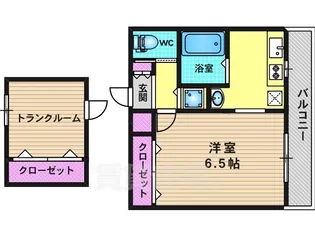 ヴィラPIPAS【203号室】の間取り