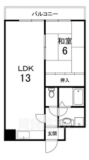 コーポポルスター【3階】の間取り
