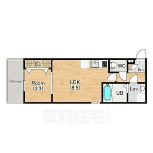 (仮称)ジーメゾン八尾セレニテ【3階】の間取り