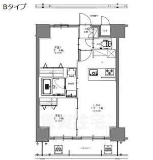 S-RESIDENCE高岳ardent【2階】の間取り