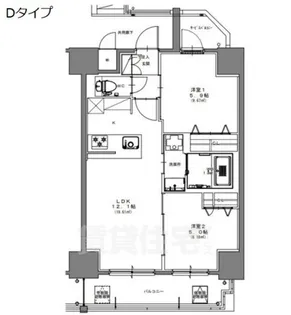 S-RESIDENCE高岳ardent【4階】の間取り