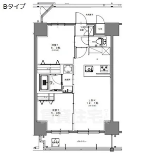 S−RESIDENCE高岳ardent【4階】の間取り