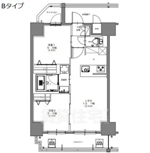 S-RESIDENCE高岳ardent【11階】の間取り