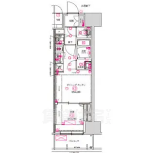 CREST TAPP名古屋山王【8階】の間取り
