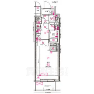 CREST TAPP名古屋山王【12階】の間取り