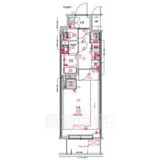 CREST TAPP名古屋山王【13階】の間取り