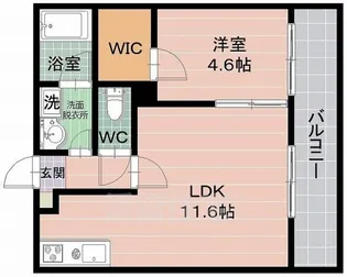 スペシャルツイン三宅A【2階】の間取り
