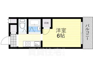 セレーノ塚本【401号室】の間取り