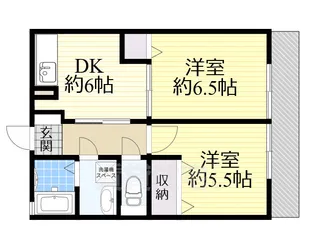 メイコーハイツ【2階】の間取り