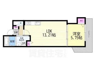 BRIGHENCE御陵南WEST【3階】の間取り