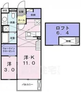 メゾン・ド・ユー【2階】の間取り