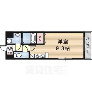 D’scourt南新町【7階】の間取り