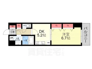 アーバネックス室町【3階】の間取り