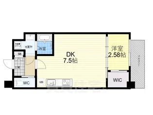 セレニテ甲子園プリエ【5階】の間取り