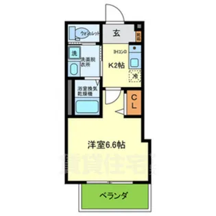 ALEGRIA平野本町【3階】の間取り