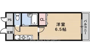 フェニックス西川【4階】の間取り